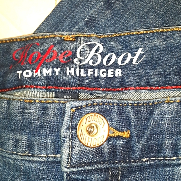 Nice☆TOMMY HILFIGER "Hope Boot" bootcut Flare Y2K Women's denim Jeans 10R - Picture 4 of 16